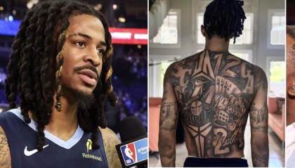 开云-背后纹有灰熊队标！莫兰特复出自称极度忠诚 主帅对手都在称赞他